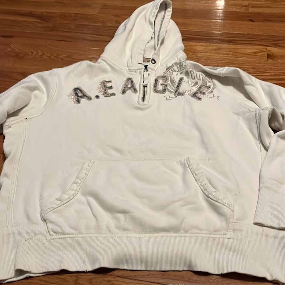 Mens American eagle heavy hooded sweatshirt sz XL